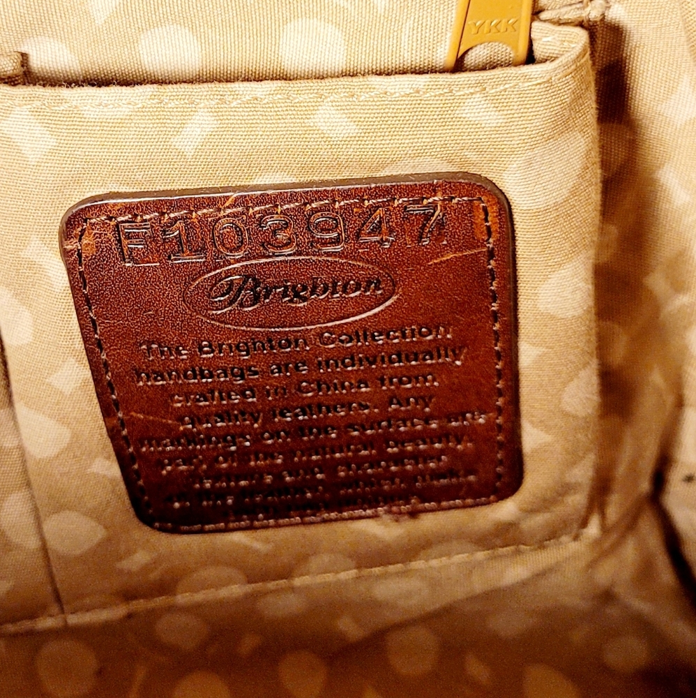 Brighton Special Edition Genevieve Leather Tote Handbag - Picture 9 of 16